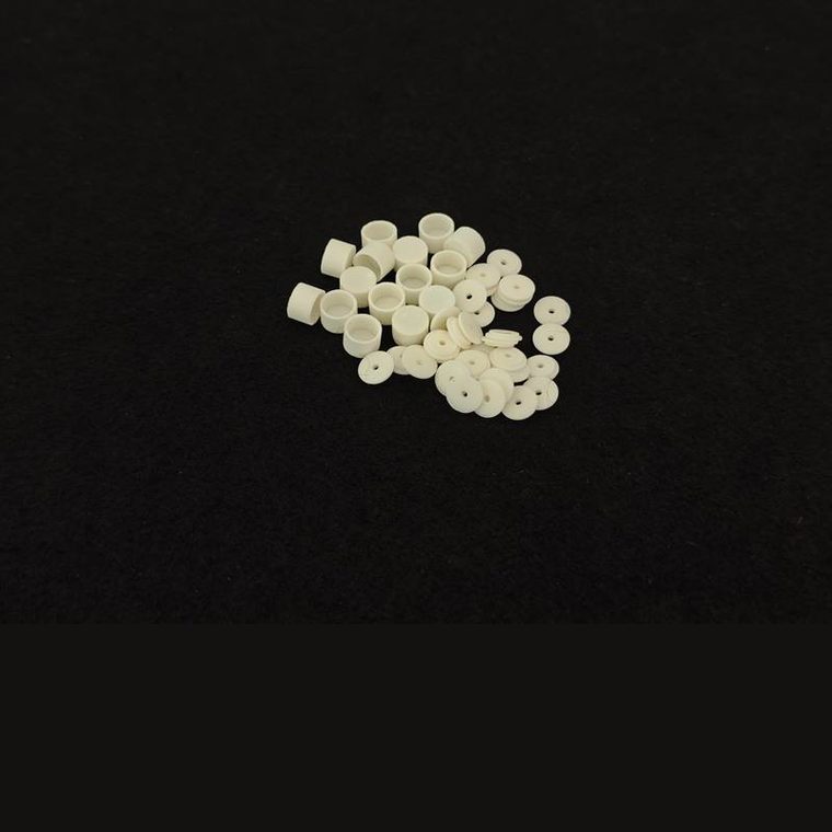 Cylindrical 99% Alumina Ceramic Mini Crucible with Lid OD 6mm High 4mm Al2O3 TGA DTA Thermal Analysis