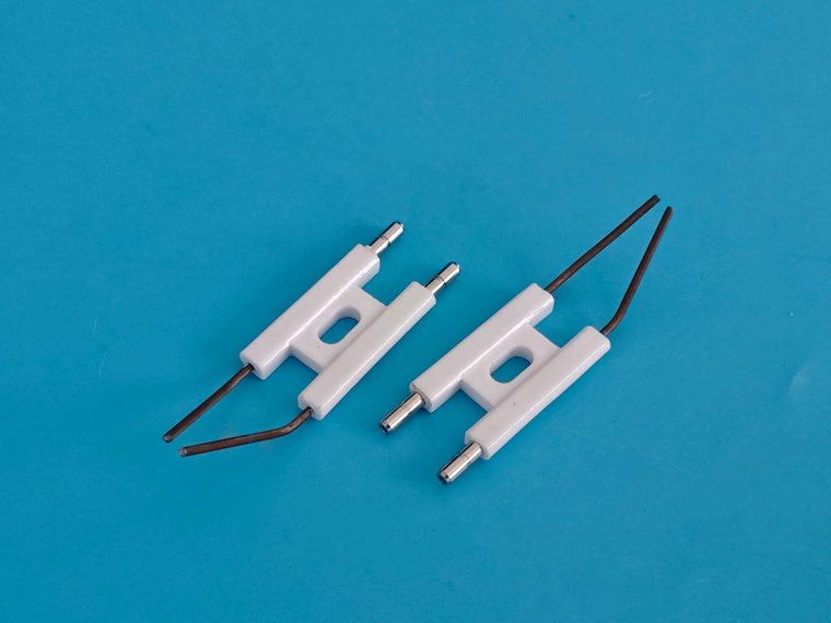 Alumina Ceramic Ignition Block Electrode Oven Spark Plug Insulator Al2O3 Stove Igniter Component