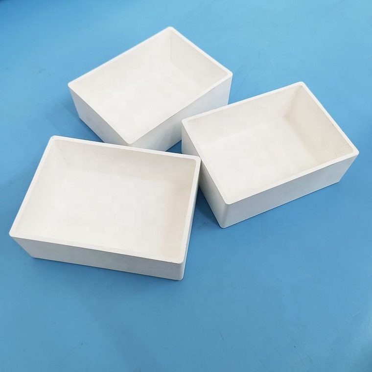 High Purity Magnesium Oxide Industrial Ceramic Crucible High Temperature Resistance Cutting for Frequency Furnace Metal Melting