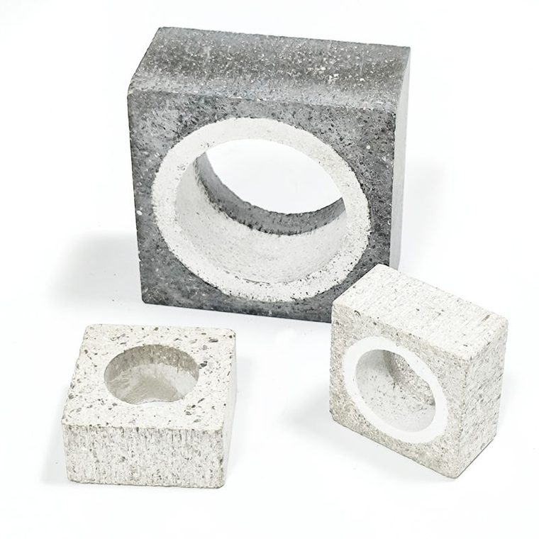Machined Lava Pyrophyllite Customizable HPHT Synthetic Diamond Machine Synthesis Cube